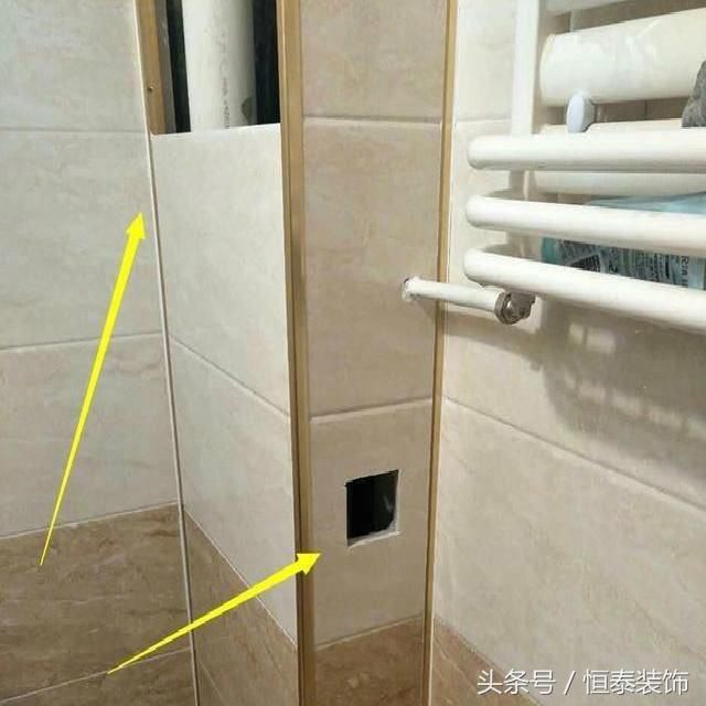 家里卫生间包立管别傻傻用砖砌了!现在都这样做，节省空间又漂亮_【今日爆点】
