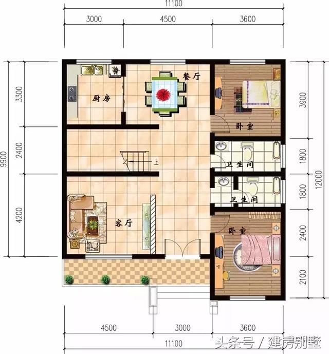 3栋主体造价20万的两层别墅，反正如果有钱每款我都建一栋