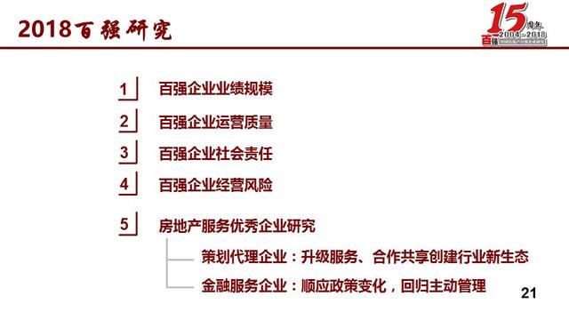 蒋云峰：发布2018中国房地产百强企业研究报告