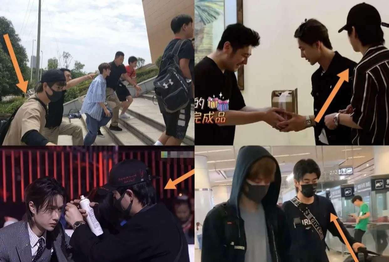 王一博随行妆发师王逸铎