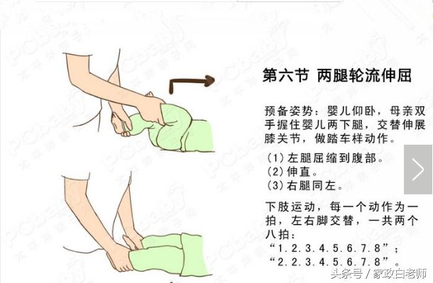 2-6月的宝宝婴儿被动操