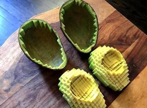 来看看水果剥皮高手的杰作,真佩服!不过最后一