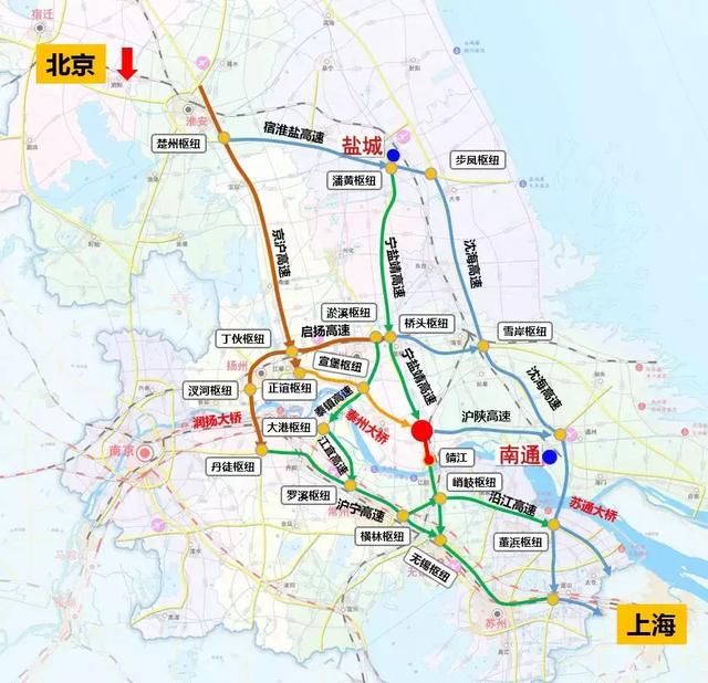 提醒：广陵枢纽江阴大桥往南通、盐城方向匝道即将封闭施工