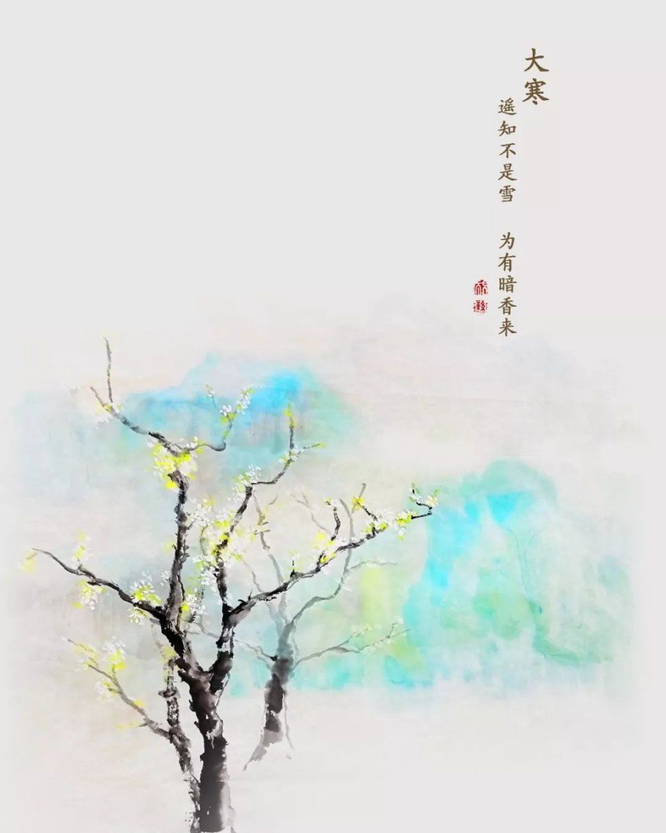 二十四节气诗配画,美哭了!