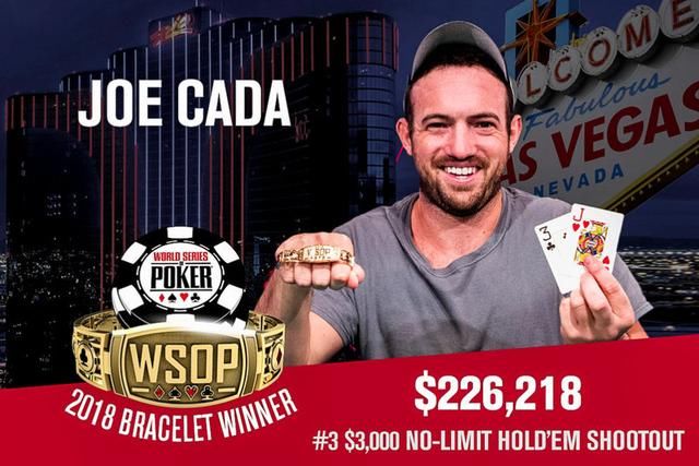 德州扑克|Joe Cada赢得2018 WSOP第3项赛事