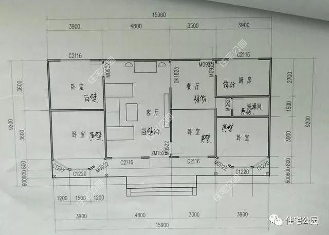 实拍6套农村别墅案例，1最实用3抗震，占地1亩的中式小院30万？