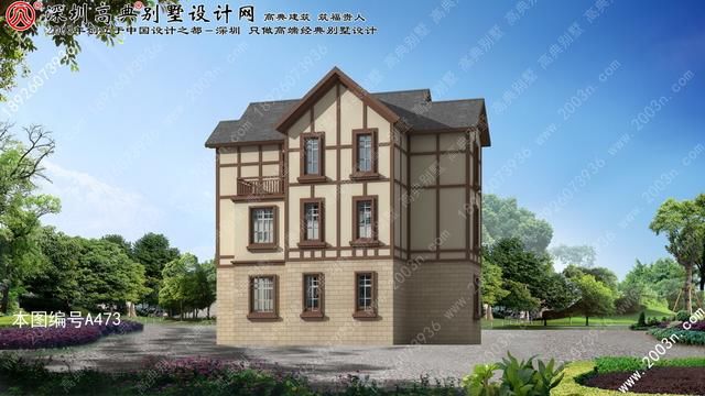 在农村能建这样三层别墅最新款式包你永不比别人落后