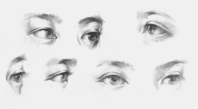 两步看懂素描五官眼睛的画法 从结构分析到深