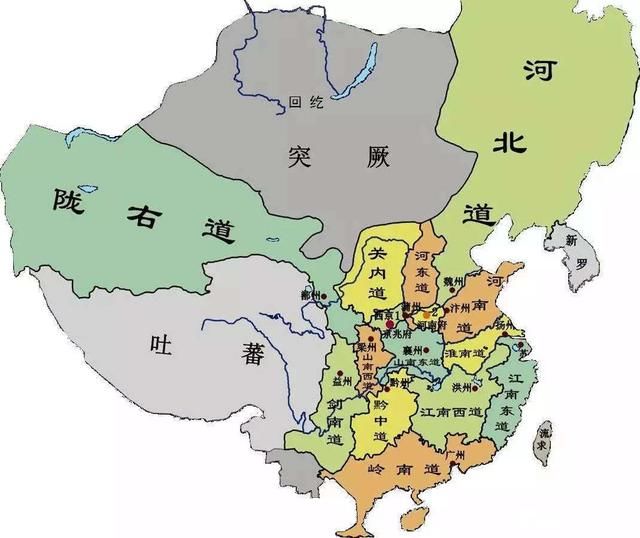 历史人收藏必备梦回唐朝盛世大唐疆域地图全图