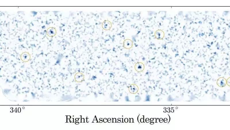迄今范围最广，细节度最高的暗物质分布图