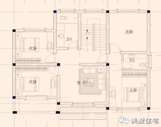 5款三层农村自建房设计，4款造价不过30万，都说喜欢第3款