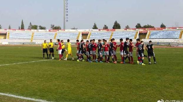 热身赛河南建业1-1波兰球队,王一凡推射破门