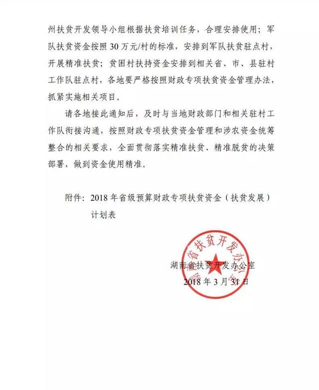 湖南给永州市财政拨款2163万元 看看你家乡有多少