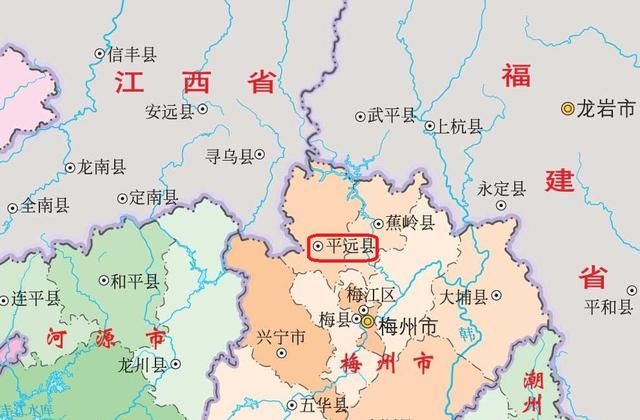 广东三县，在广东省内格外特殊，一县连三省，是你家乡吗？