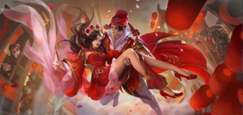 王者荣耀:大圣娶亲情人节皮肤特效,露娜特效华