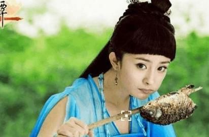 演戏吃东西不顾形象的4位女明星,狼吞虎咽,唯