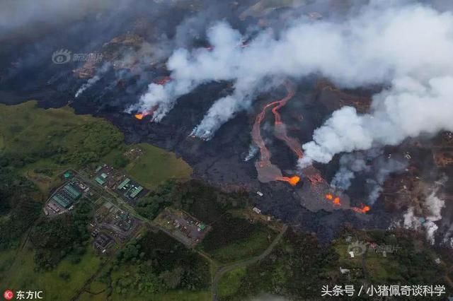 夏威夷火山熔岩吞没发电厂，惨烈现场犹如人间地狱