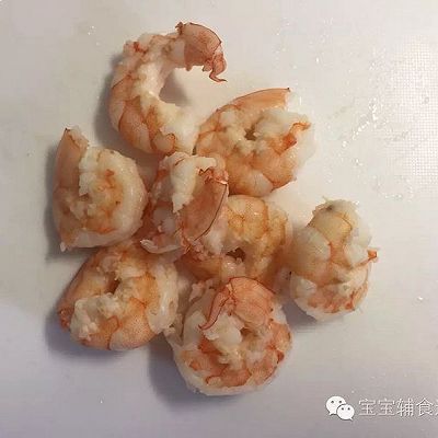 虾仁西兰花香菇米饼