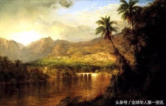 30张超美的美国风光油画