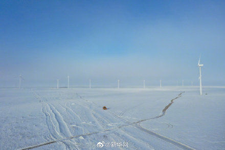 锡林郭勒草原冬日美景
