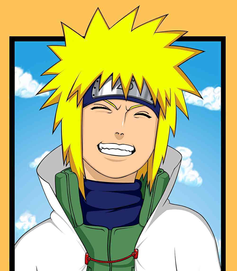 波风水门高清手机壁纸,守护木叶的英雄!