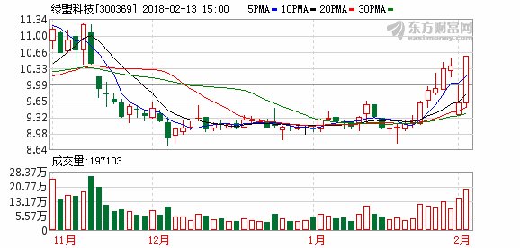 绿盟科技早盘涨停
