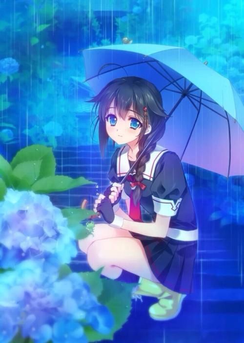 最美的打伞下雨天,是特别与你不是的女生躲雨第一章萨哈拉屋檐曾经图片
