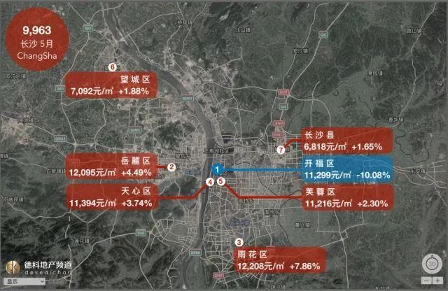 最新！5月18座热门城市房价地图公布！武汉房价又涨了