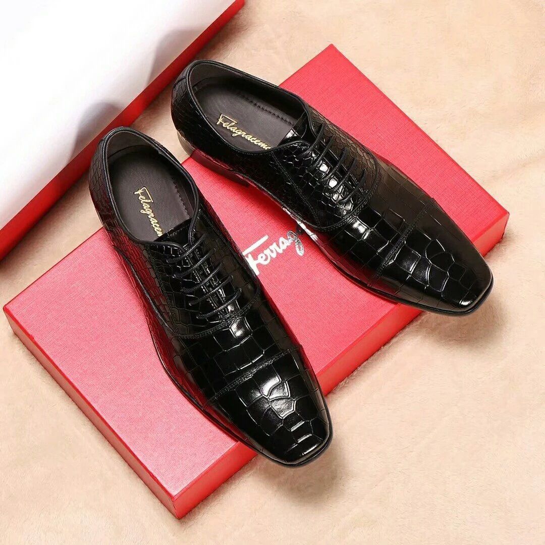 菲拉格慕 2018最新男士皮鞋,高端品质,打造男士