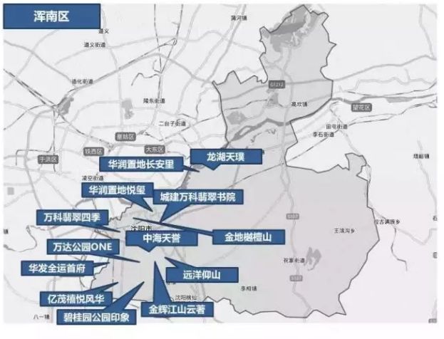 速看!2018沈阳新盘地图:各区大势板块都在哪?新盘一目了然