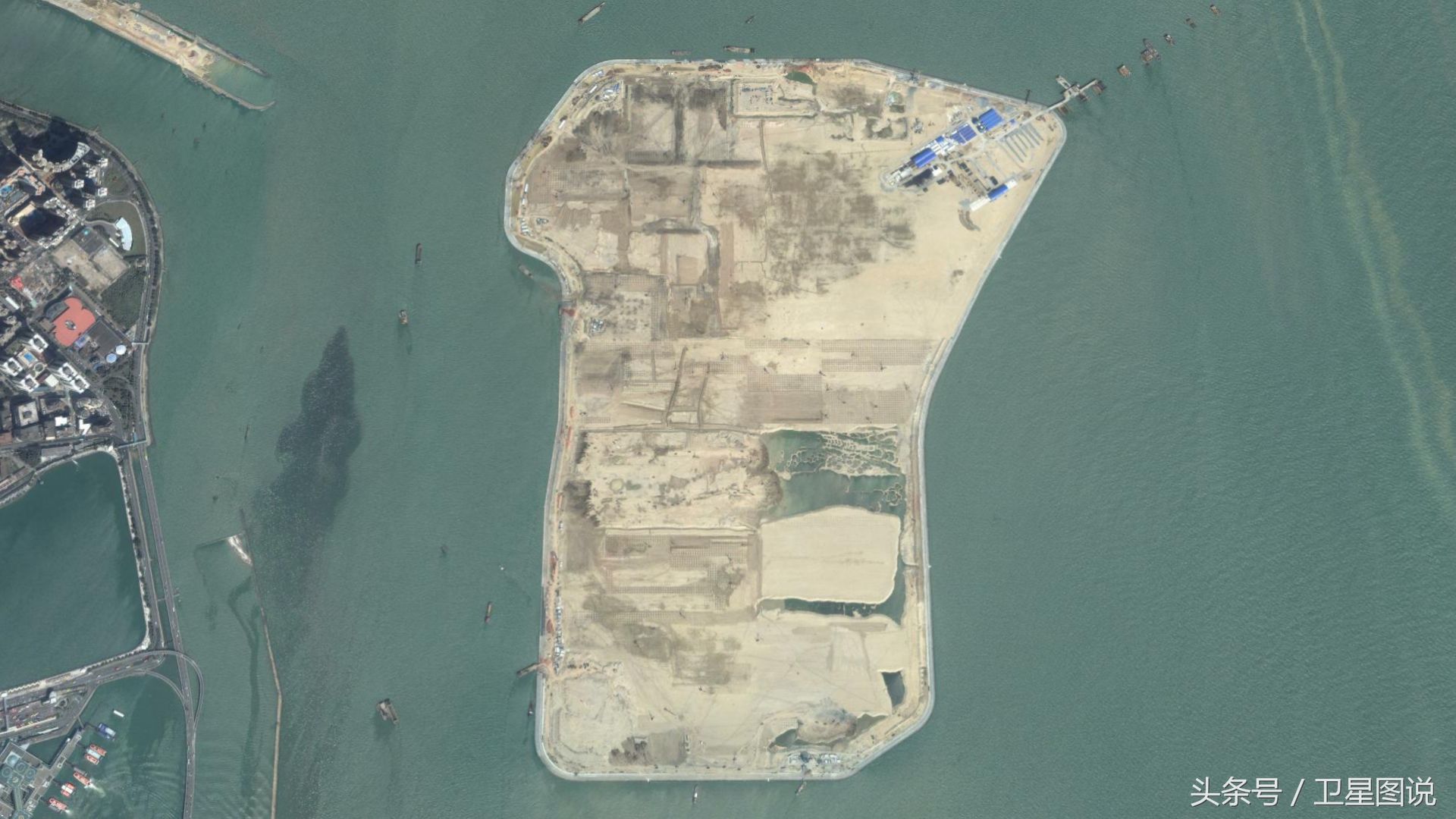 港珠澳大桥!人工岛从无到有，东亚基建狂魔名不虚传