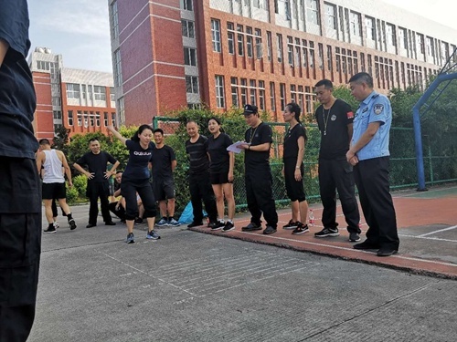 中江县公安局组织开展民警体育锻炼达标测试