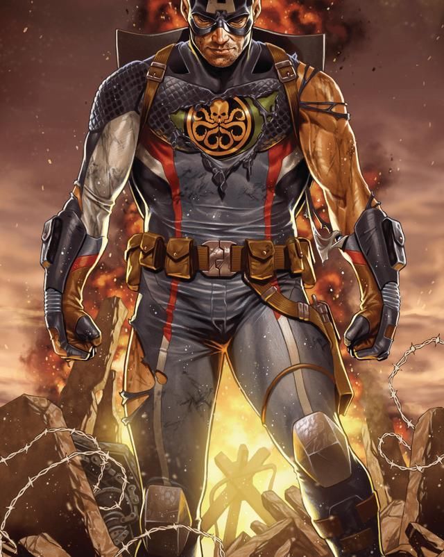 美队黑化举起雷神之锤!第一件事就是枪毙老战