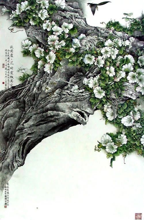 檀东铿｜工笔花鸟画赏析