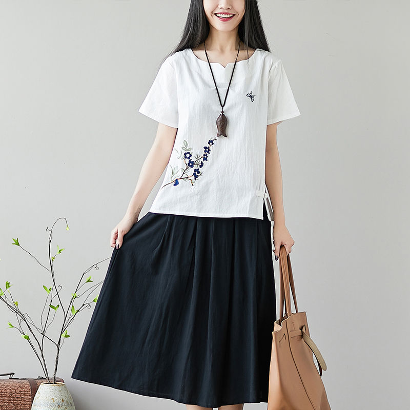 抖音上这种棉麻衫一下火了,虽然价格不贵,但上