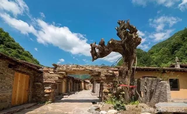 到终南山寨,看秦岭老屋