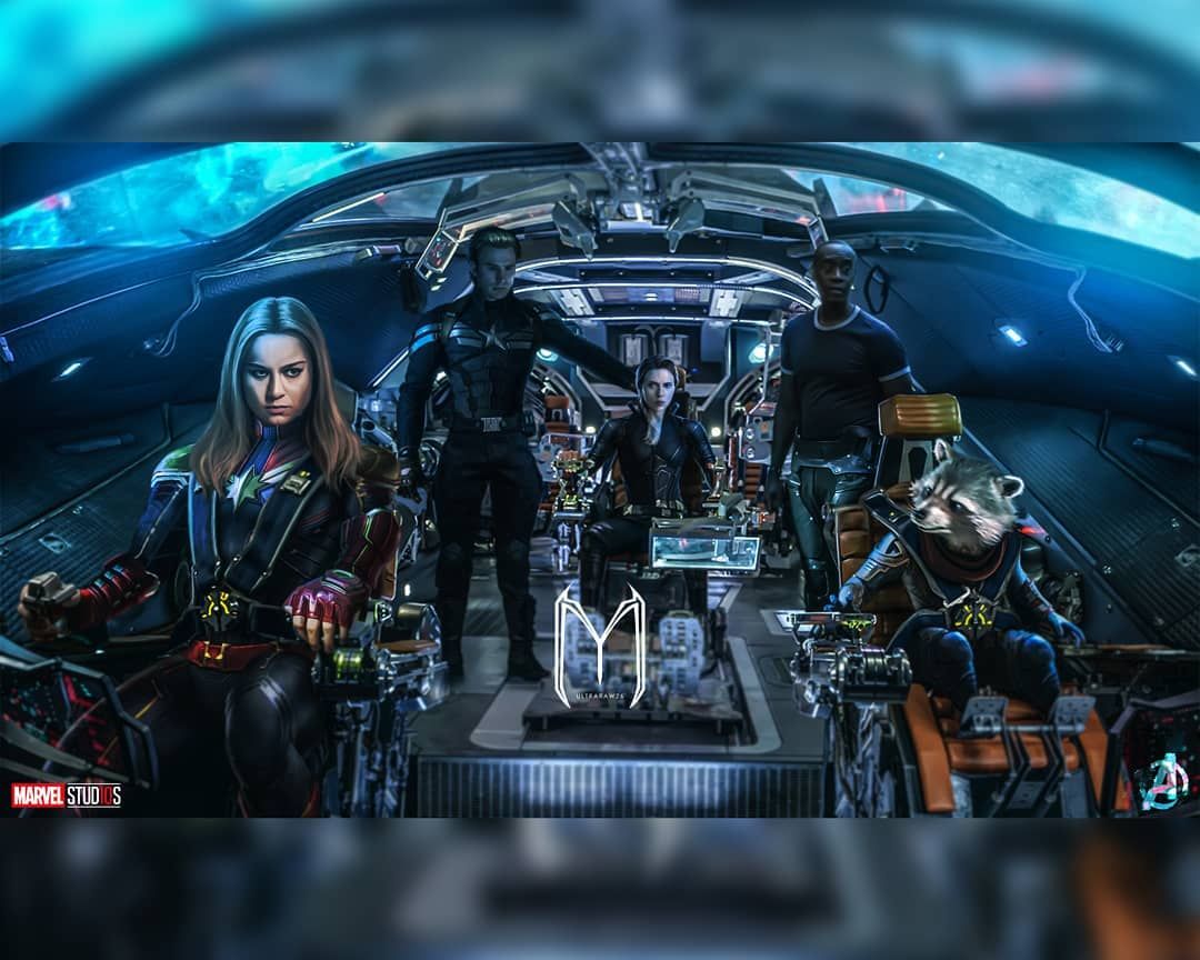 《复联4》概念海报:钢铁侠C位不可替代,与惊奇