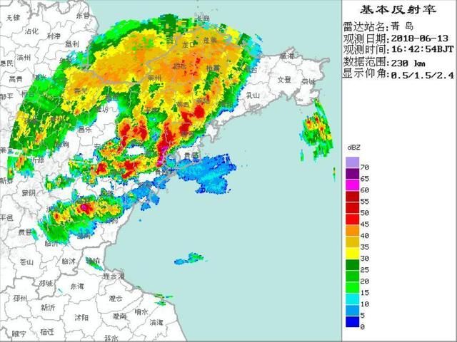 冷涡再发威，雷雨冰雹突袭华北黄淮！山东青岛遭遇罕见狂风暴雨