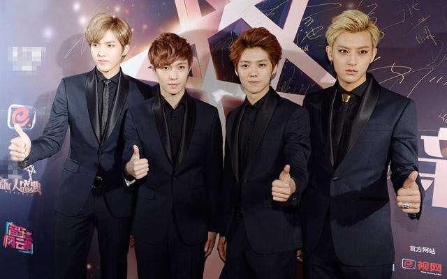 张艺兴黄子韬鹿晗吴亦凡,EXO归国团各职导