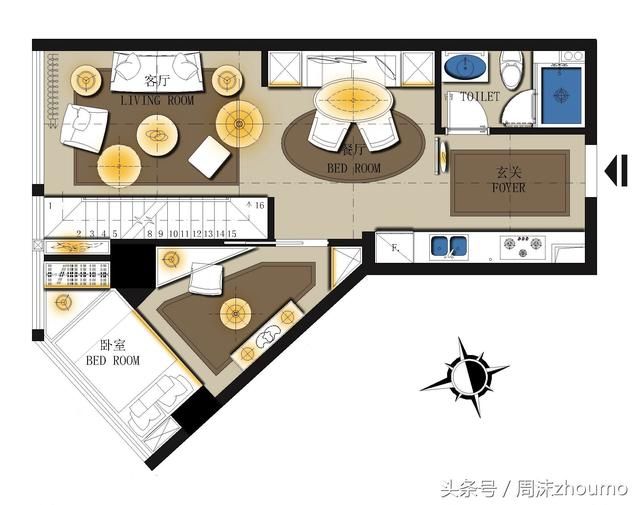 一个LOFT户型的15个方案