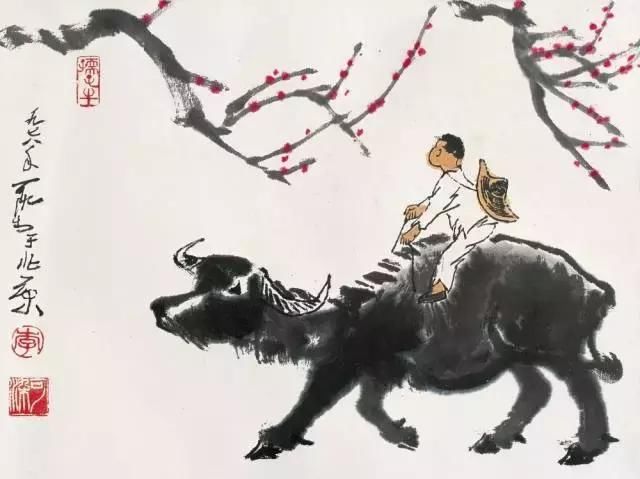 李可染牛画就是牛,多一笔嫌碎,少一笔不够