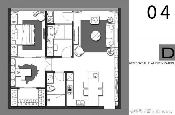 一个小户型13个方案，每一个都堪称完美！