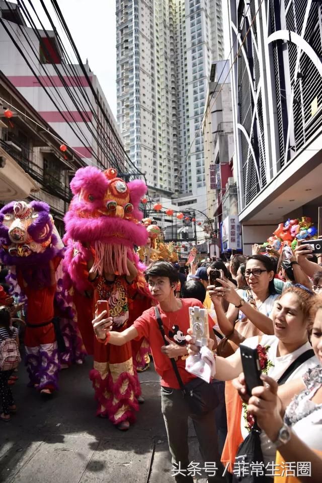 【实拍】马尼拉热闹的中国新年庆典