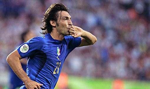 06德国世界杯的一代优雅大师，1球3助带领意大利夺得世界杯冠军