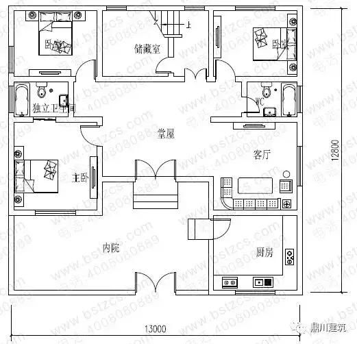 15套二、三层带堂屋的自建别墅，布局严谨户型好，农村建再好不过