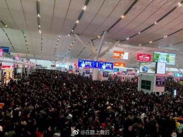 秒掉20万人就挤爆的深圳北站！！！广州火车站，是检验春运效率的