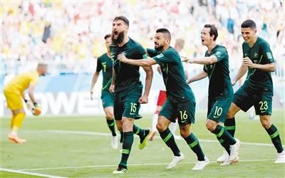 丹麦战平澳大利亚 距离晋级一步之遥 北欧海盗