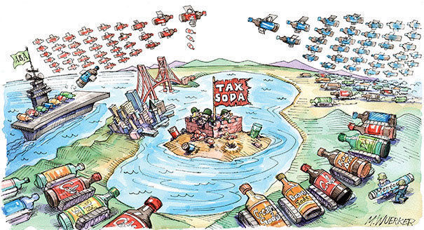 美国的 碳酸饮料税 是为了健康?现在似乎行不