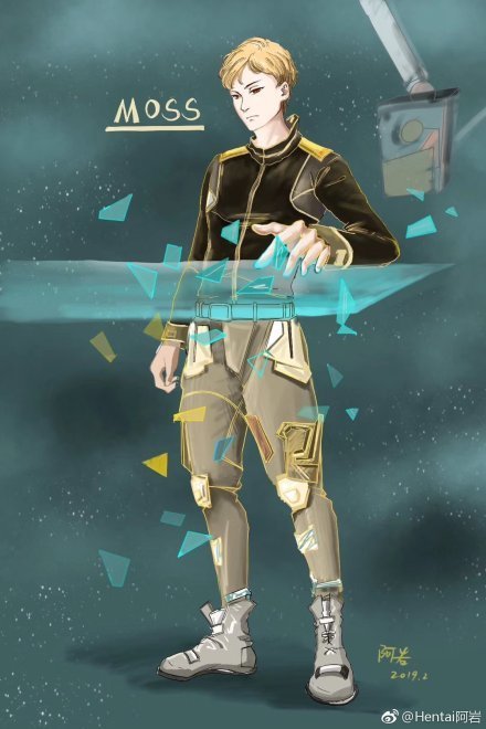 网友绘制《流浪地球》莫强求MOSS拟人像, 我