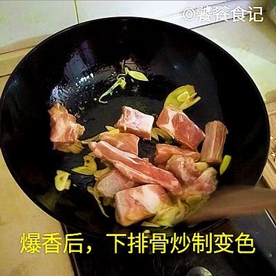 蝉蛹鹌鹑蛋烧排骨